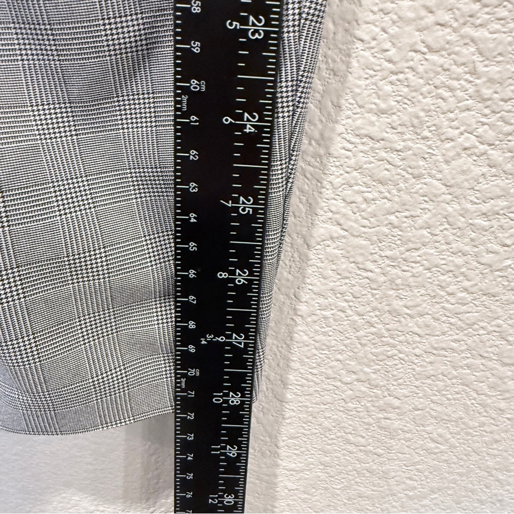 Athleta Plaid Skyline Pant 6 Paperbag Waist Old Money Quiet Luxury Workleisure - Picture 7 of 8